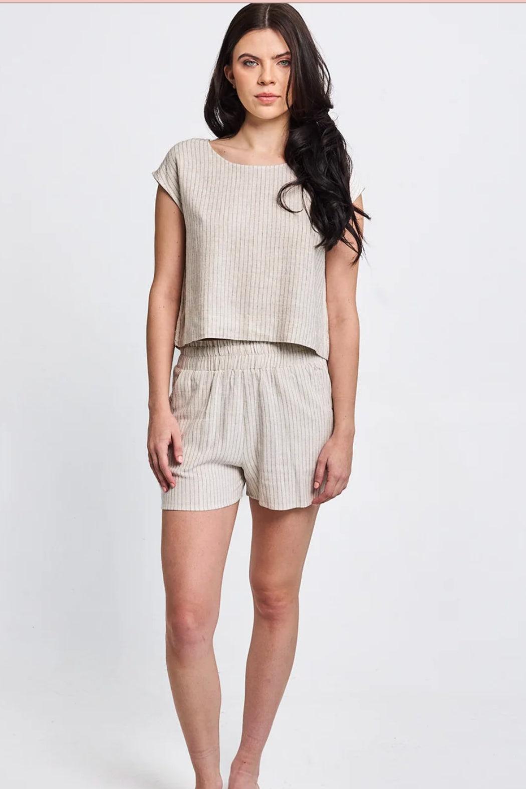 Seaside Stripe Shorts Product Image