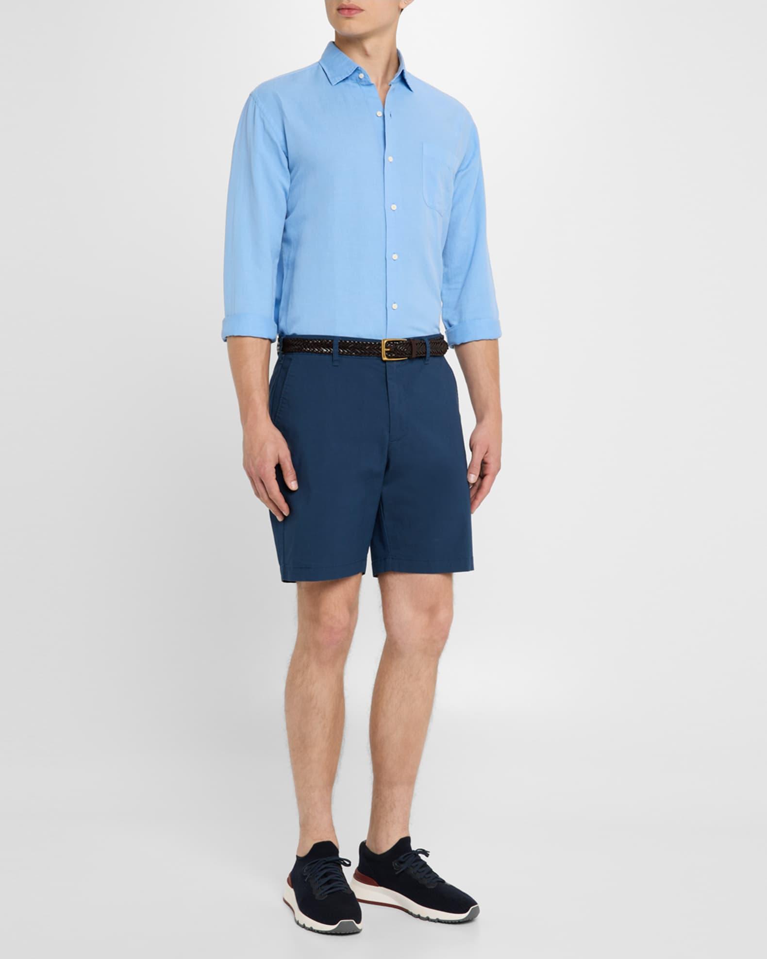 Men's Canal Linen and Cotton Sport Shirt Product Image