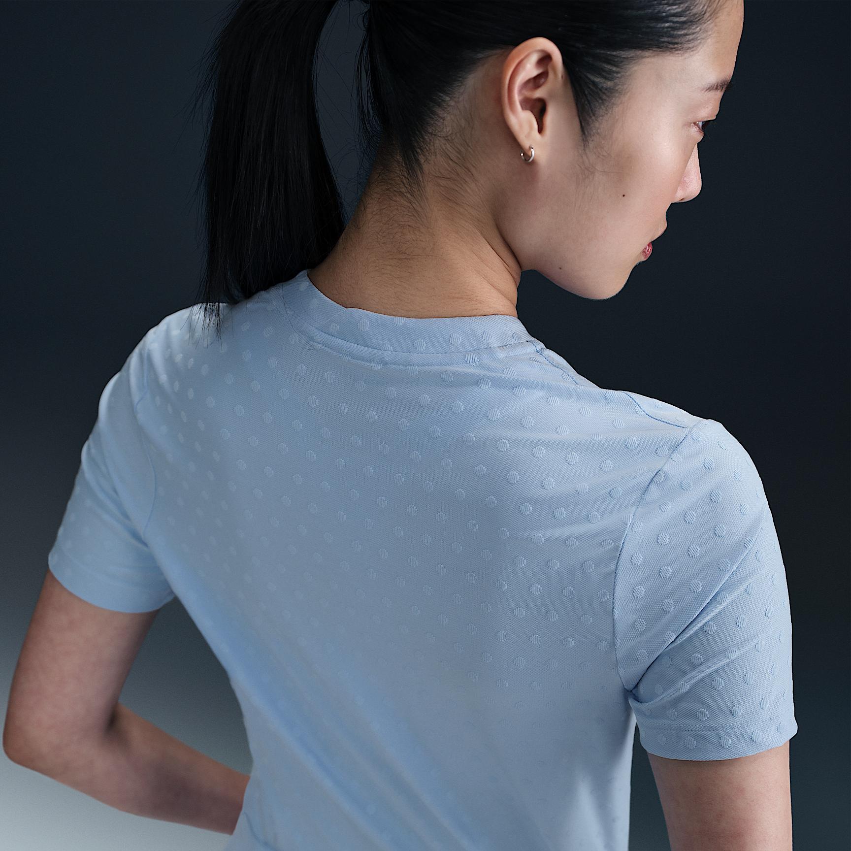 Nike Tour Women's Dri-FIT Short-Sleeve Blade Jacquard Golf Polo Product Image