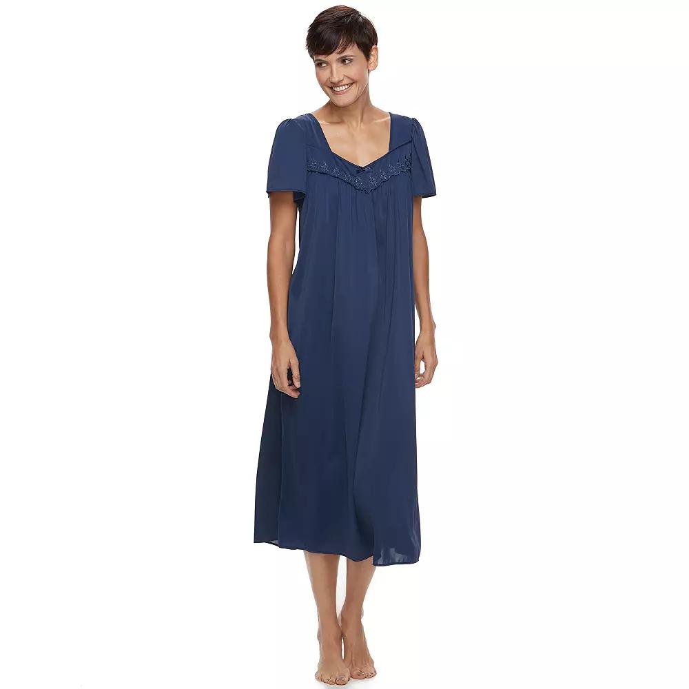 Women's Miss Elaine Essentials Long Tricot Nightgown,  Product Image