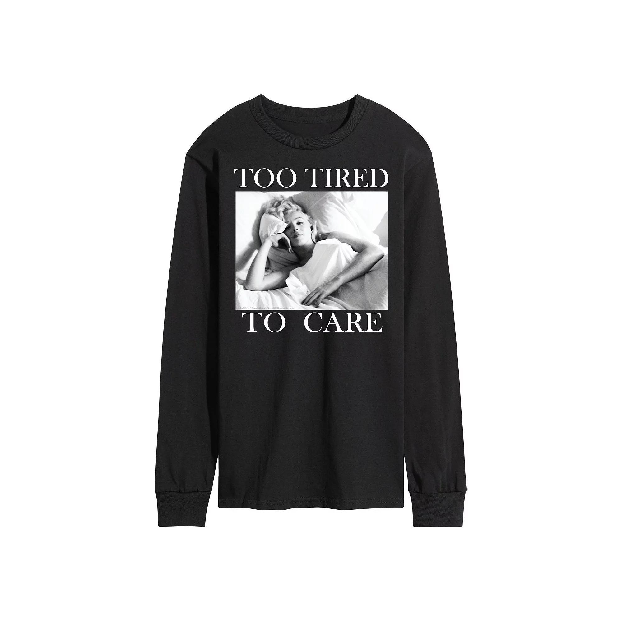Men's Marilyn Monroe Too Tired Tee,  Product Image