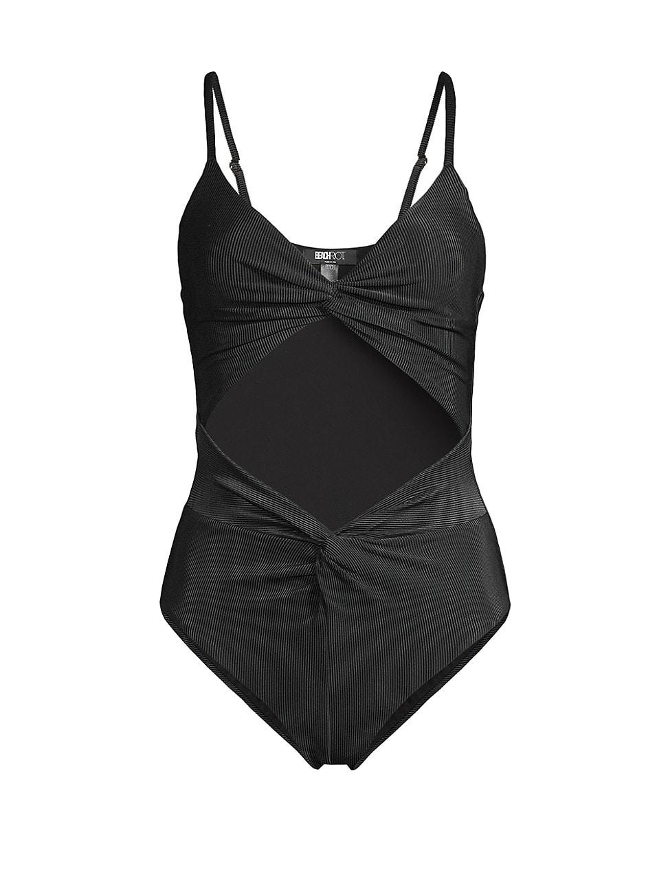 Womens Aviva Cut-Out One-Piece Swimsuit Product Image