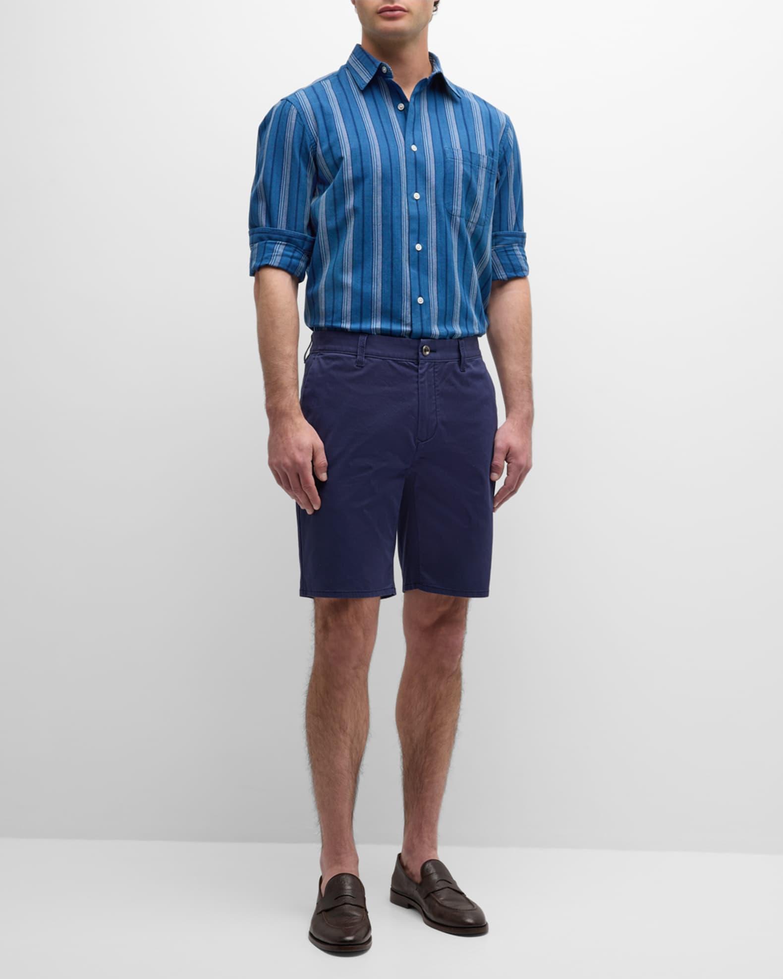 Mens Striped Sport Shirt Product Image