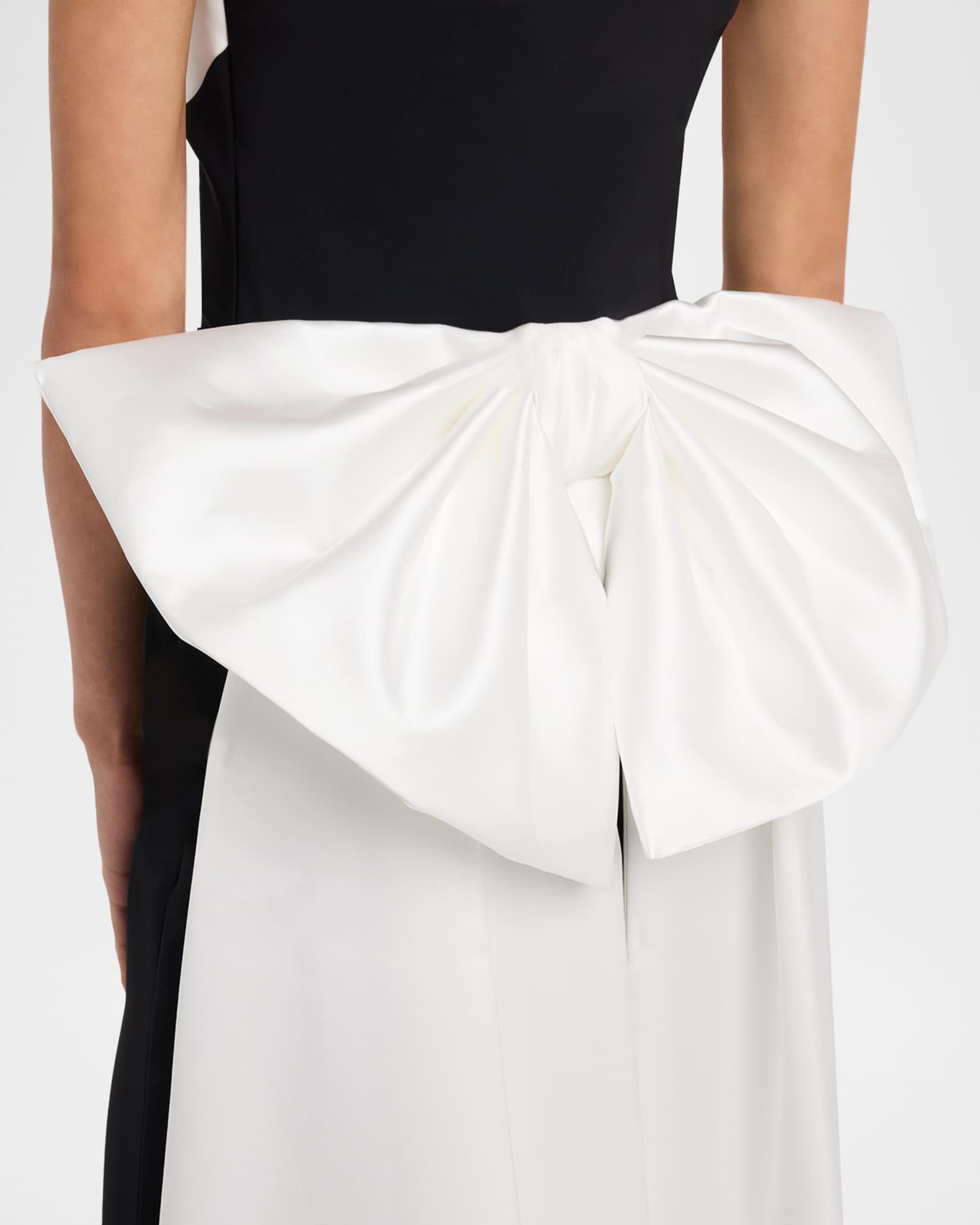 Strapless Satin Bow Mermaid Gown Product Image