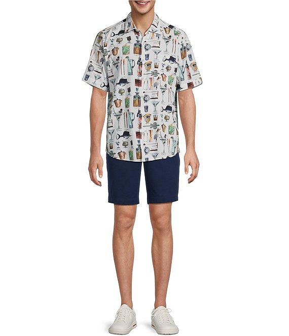 Tommy Bahama Big & Tall Nova Wave Well Stocked Short Sleeve Woven Shirt Product Image