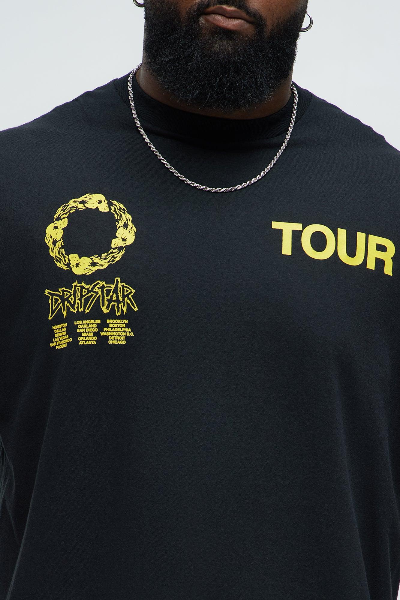 Tour Short Sleeve Crew Neck T shirt - Black Product Image