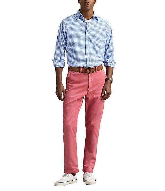 Polo Ralph Lauren Big & Tall Gingham Oxford Long Sleeve Woven Shirt Product Image