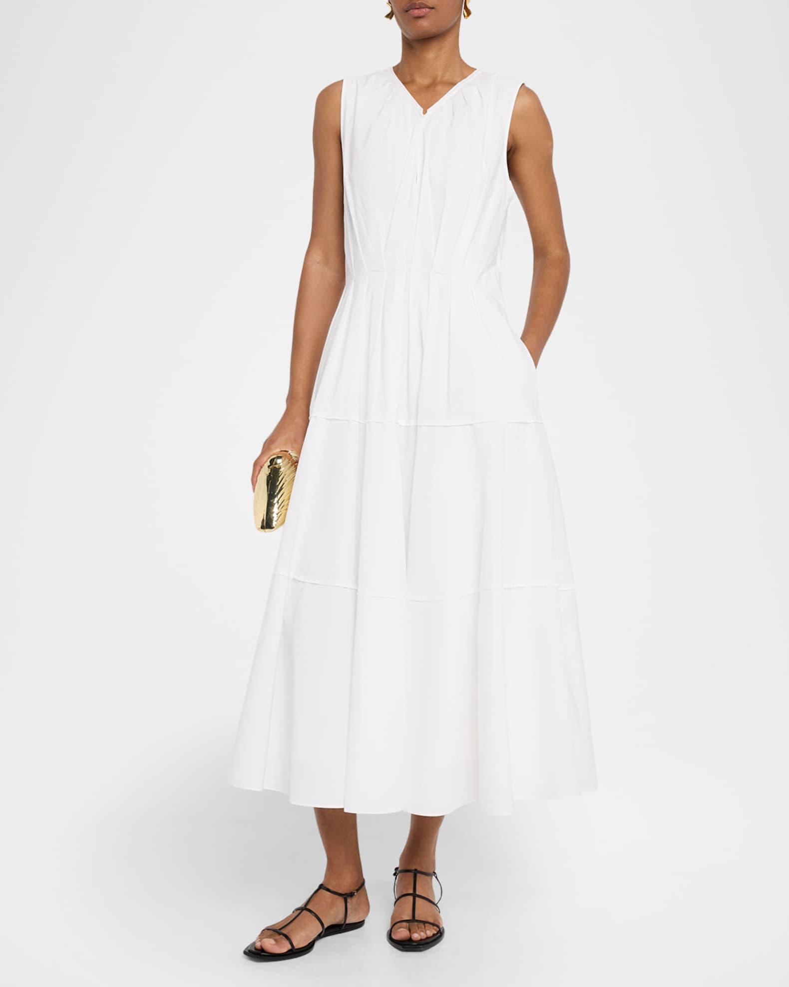 Kailey Stretch Poplin Maxi Dress Product Image