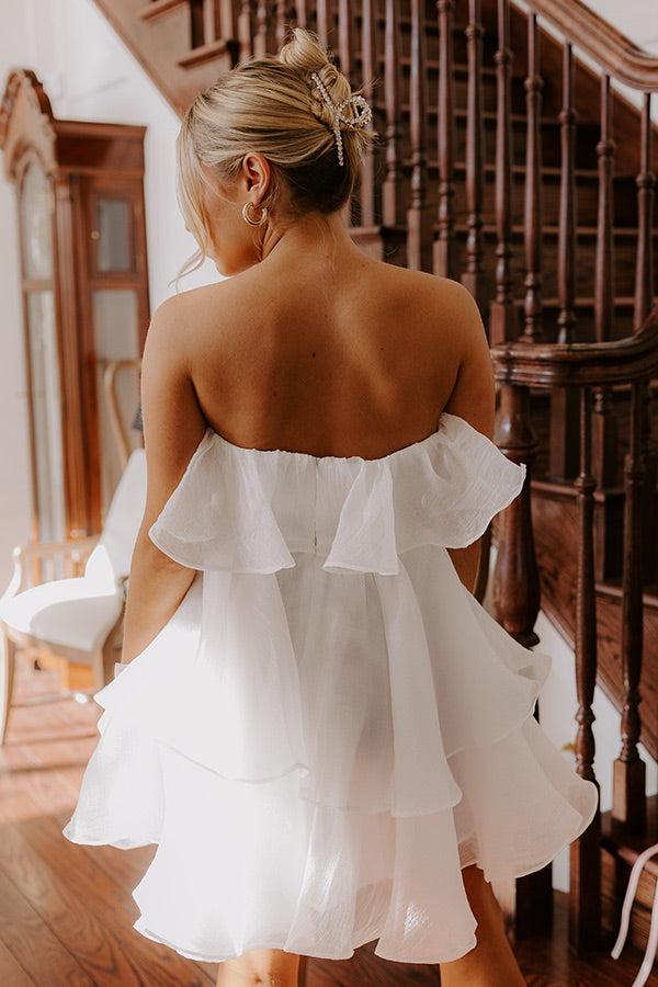 Heart Skips A Beat Tiered Mini Dress Product Image