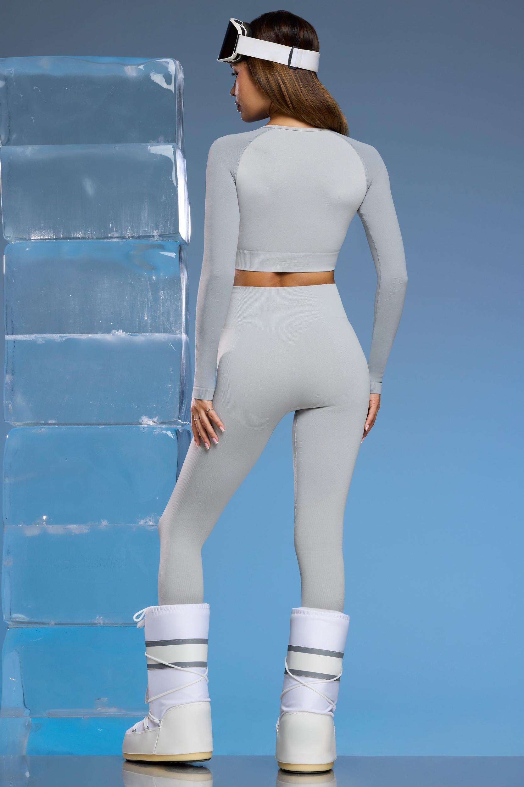 Super Sculpt Base Layer Leggings in Light Grey Product Image