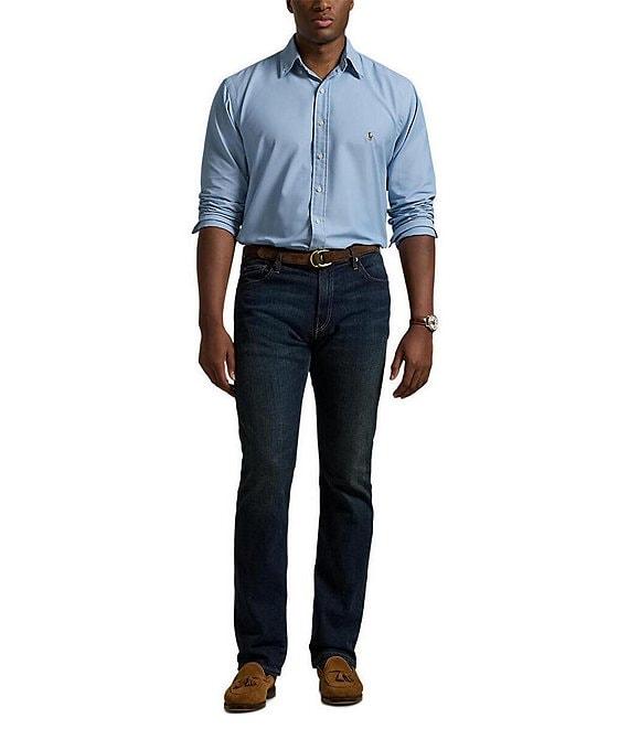Polo Ralph Lauren Big & Tall Classic Fit Performance Stretch Oxford Long Sleeve Woven Shirt Product Image