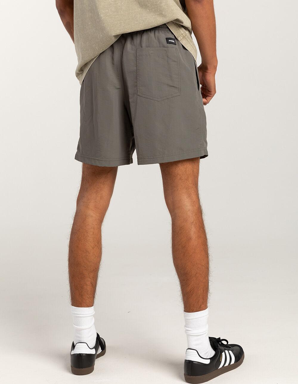 RSQ Mens 6" Nylon Shorts - GUNMETAL Product Image