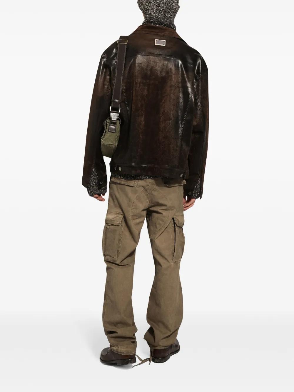 Coated denim jacket  Product Image