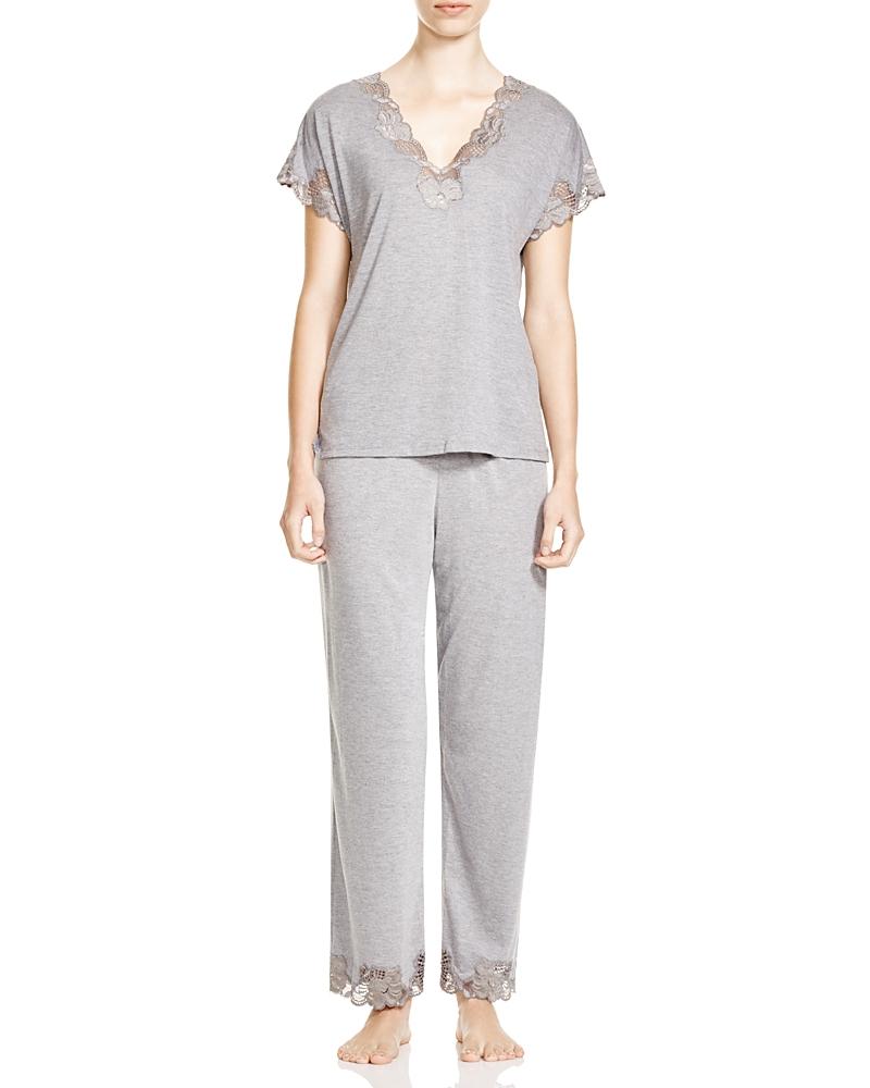 Womens Zen Floral Jersey Pajamas Product Image
