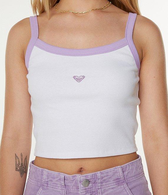 Roxy Sand Bar Cropped Tank Top Product Image