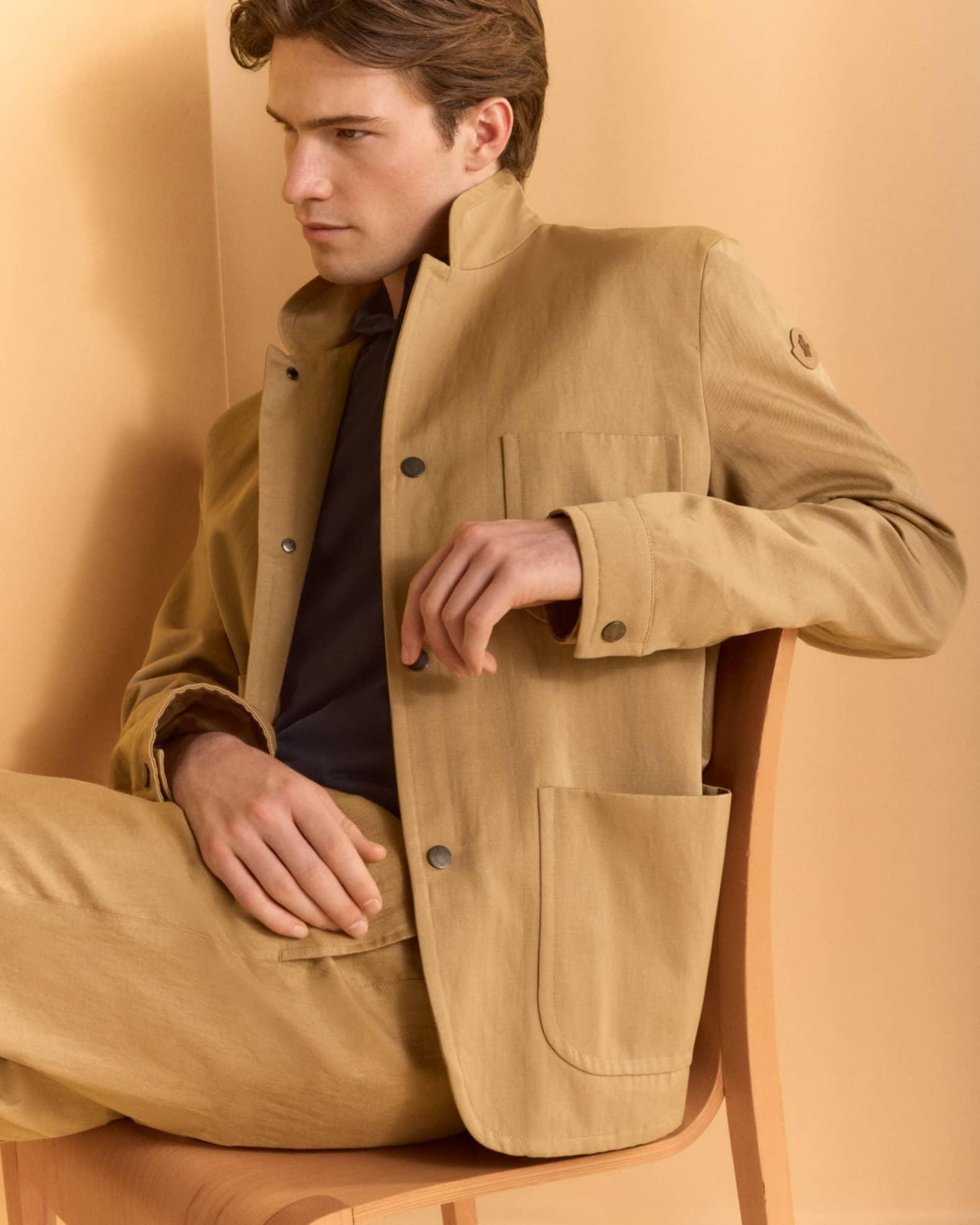 Men's Short-Sleeve Cotton Crewneck Sweater Product Image