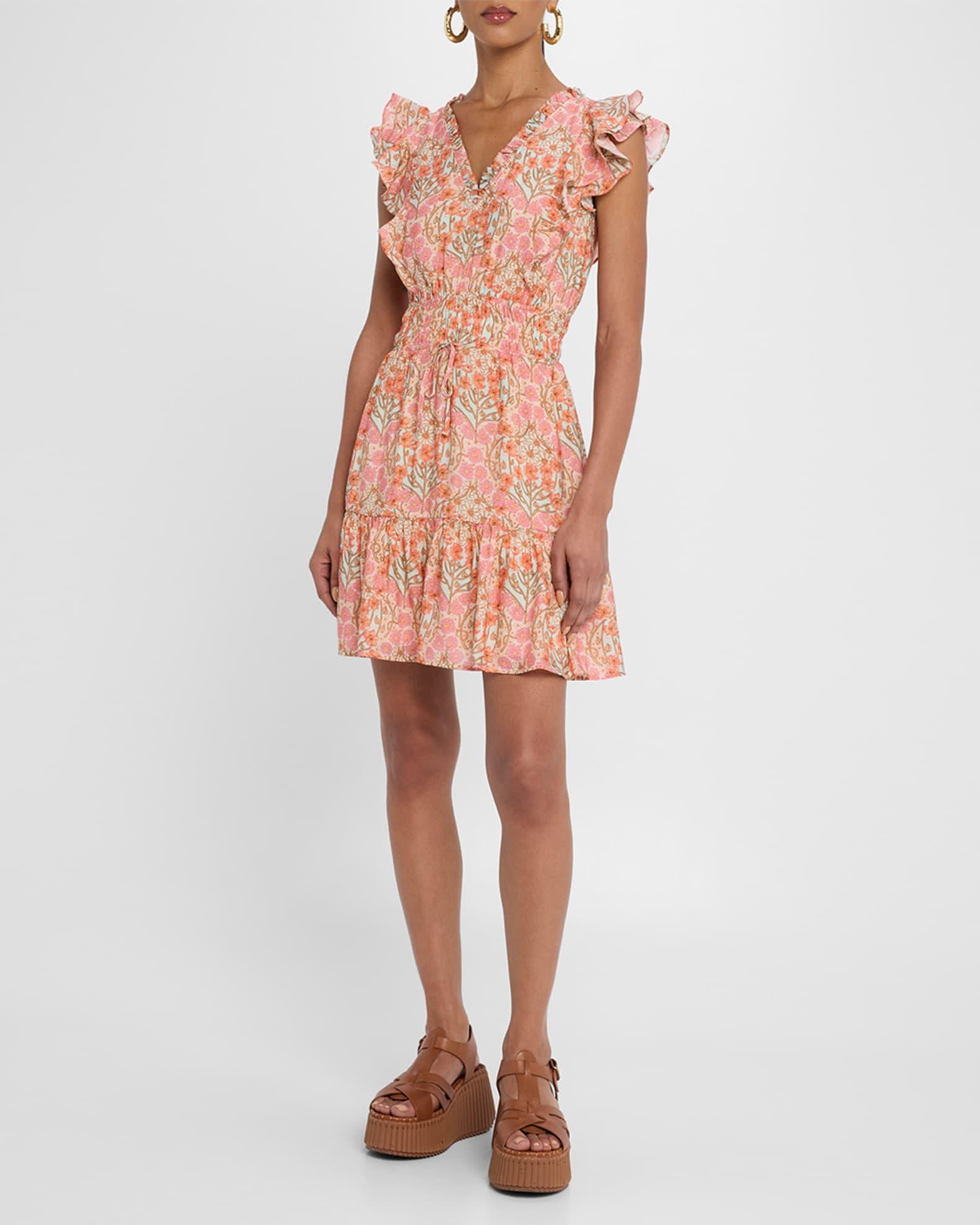 Muriel Floral Mini Dress Product Image