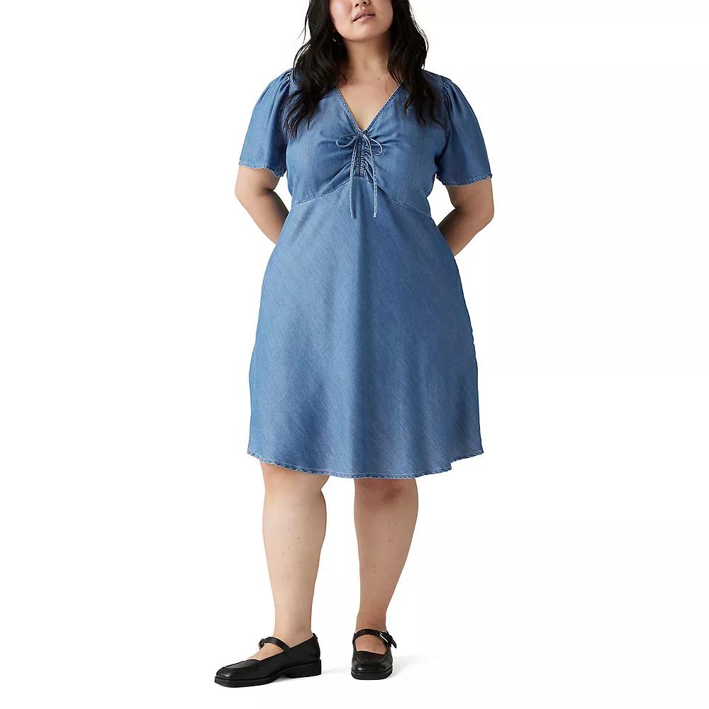 Plus Size Levi's® Delray Western Mini Dress, Women's, Size: 1XL, New News Product Image
