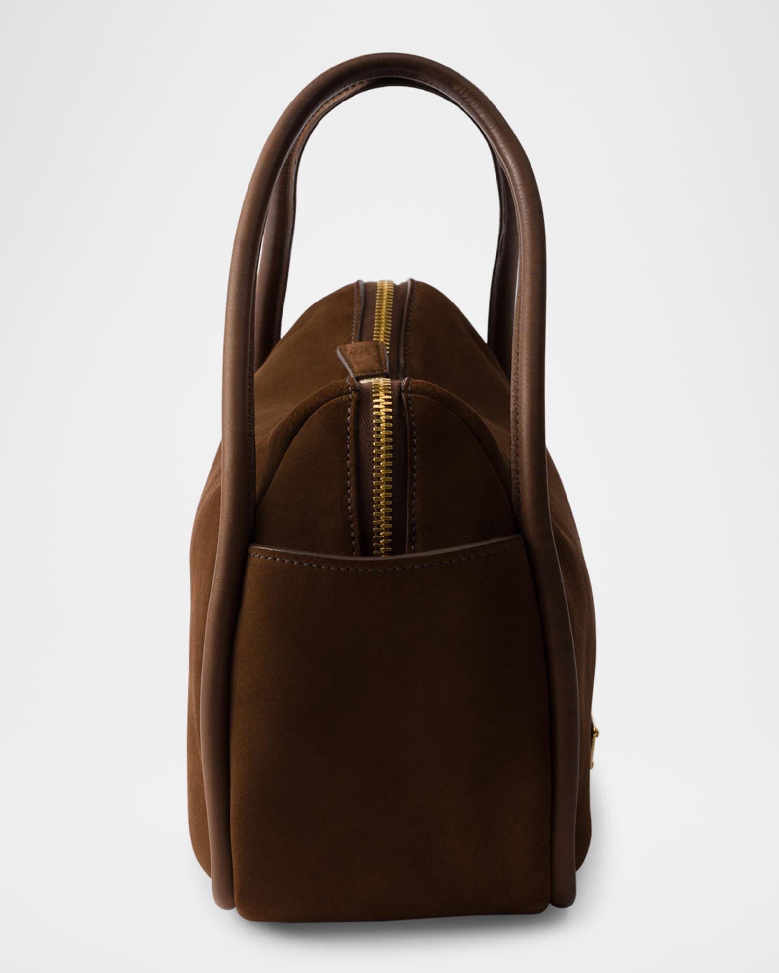 Darling Suede Double-Handle Bag Product Image