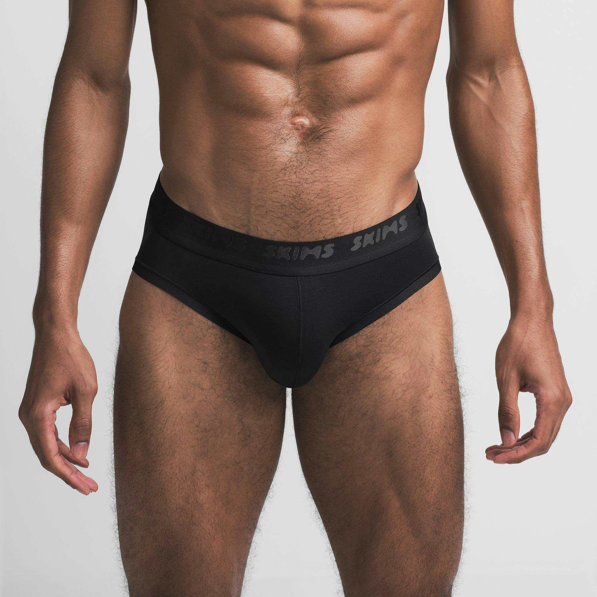 SKIMS COTTON MENS BRIEF 3-PACK | RUBY ESPRESSO MULTI Product Image