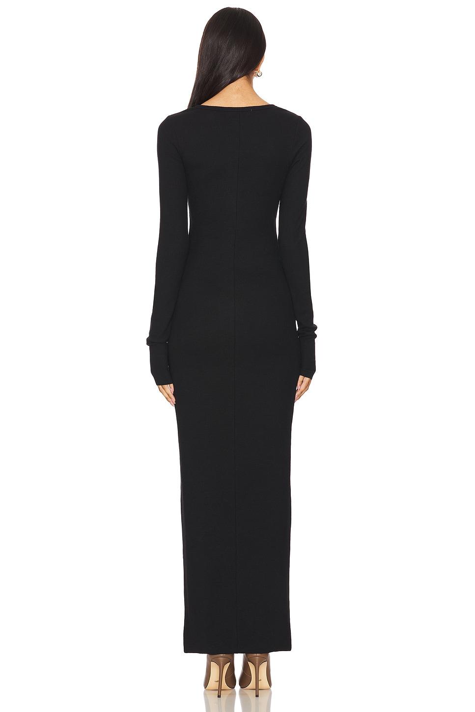 Long Sleeve Crewneck Maxi Dress Eterne Product Image