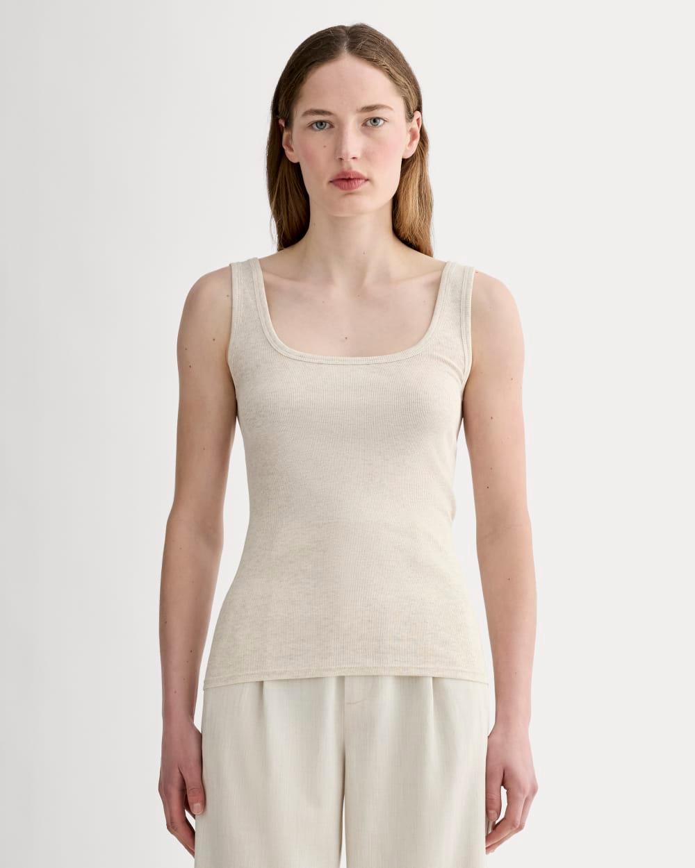 Womens Luxe RibSquare-Neck Tank by Everlane Product Image