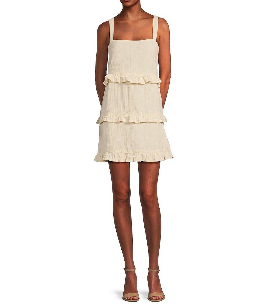 Roxy Soft Sands Tiered Mini Dress Product Image