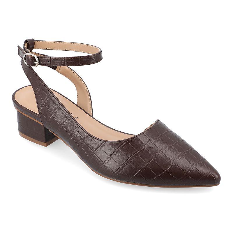 Journee Keefa Womens Heels Brown Product Image