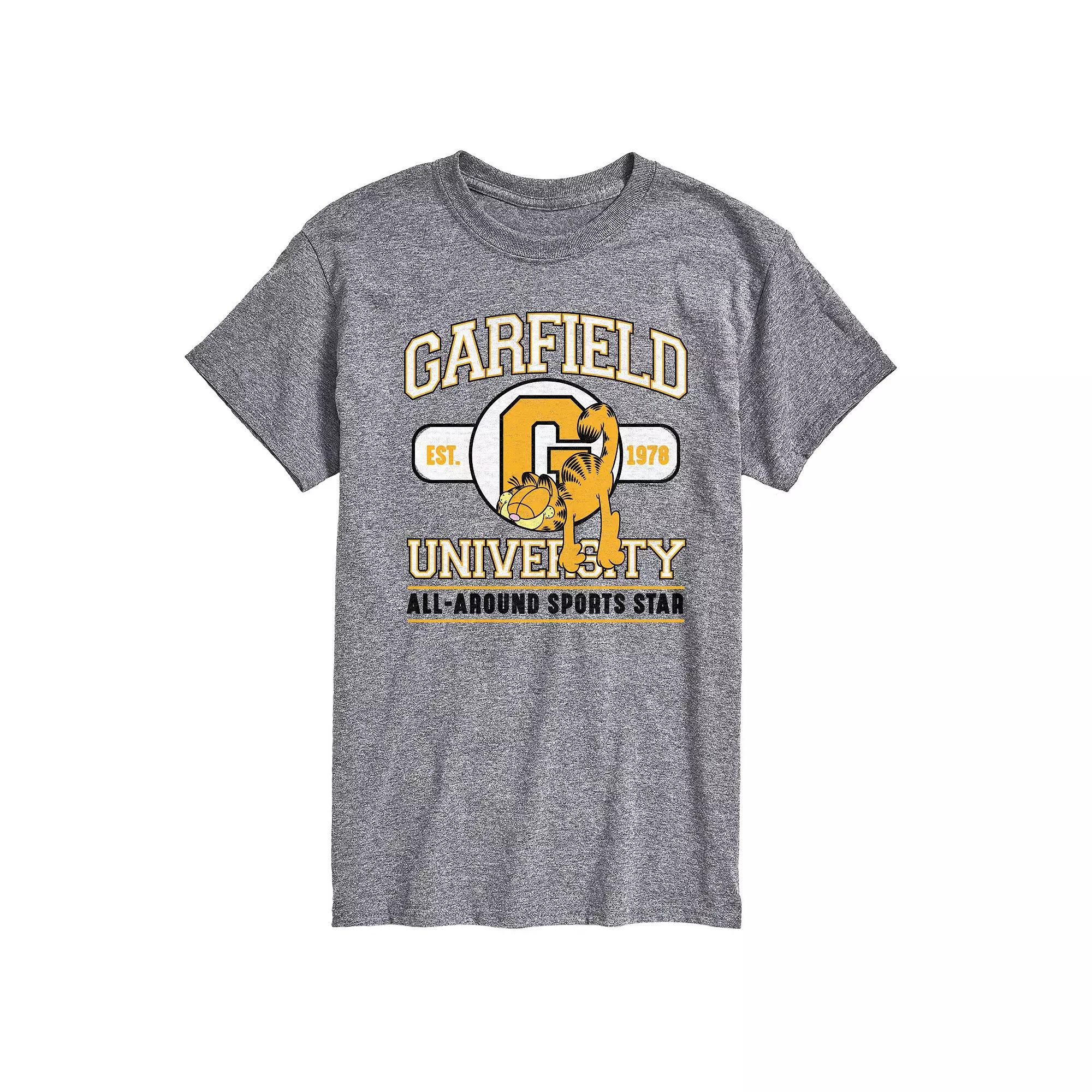 Men's Garfield University Sports Star Graphic Tee,  Product Image