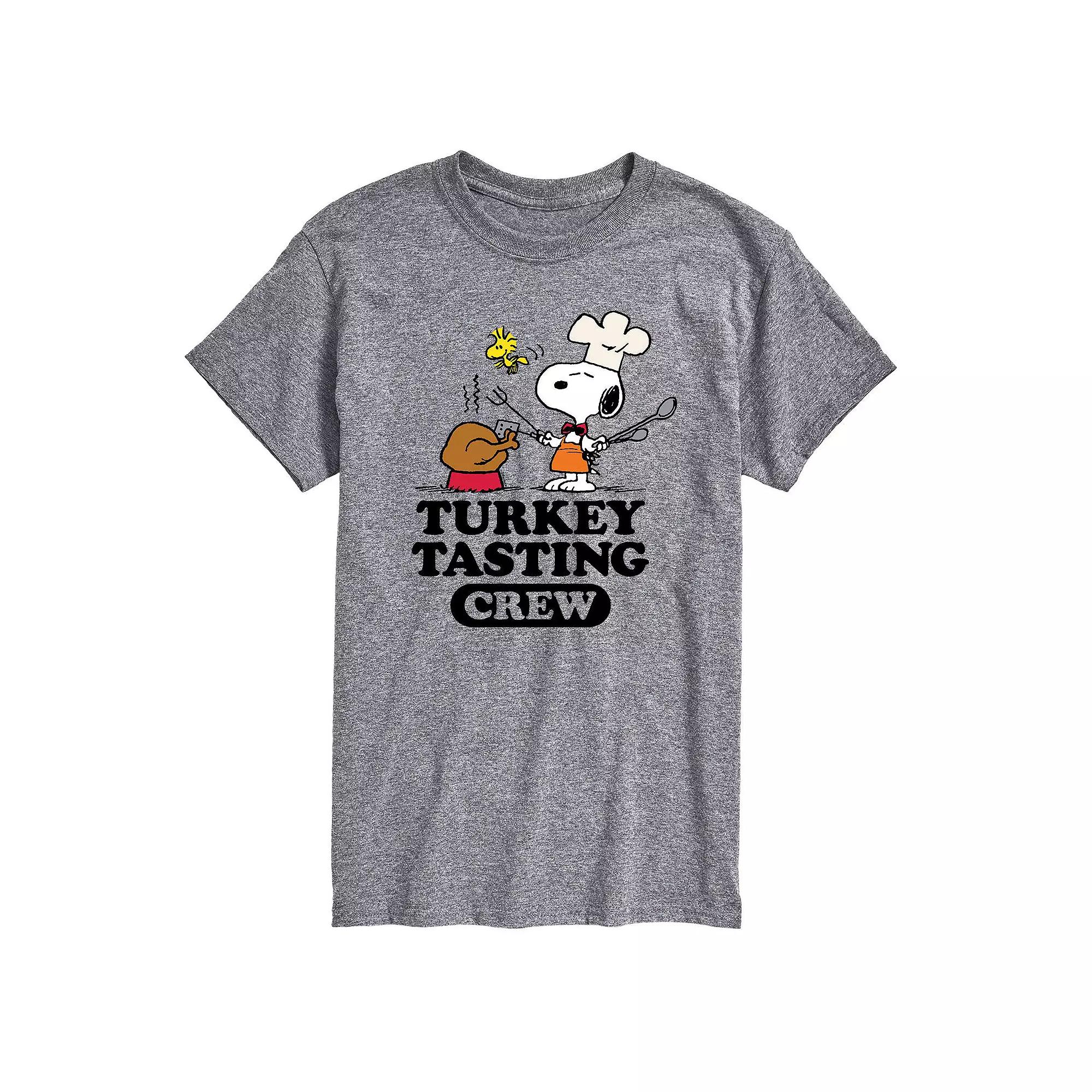 Big & Tall Peanuts Turkey Tasting Crew, Men's,  Product Image
