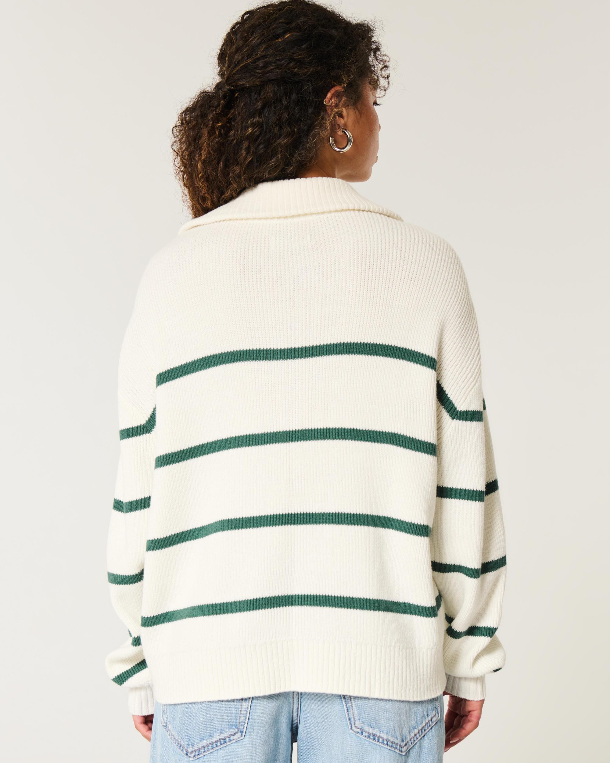 Oversized Half-Zip Sweater Product Image