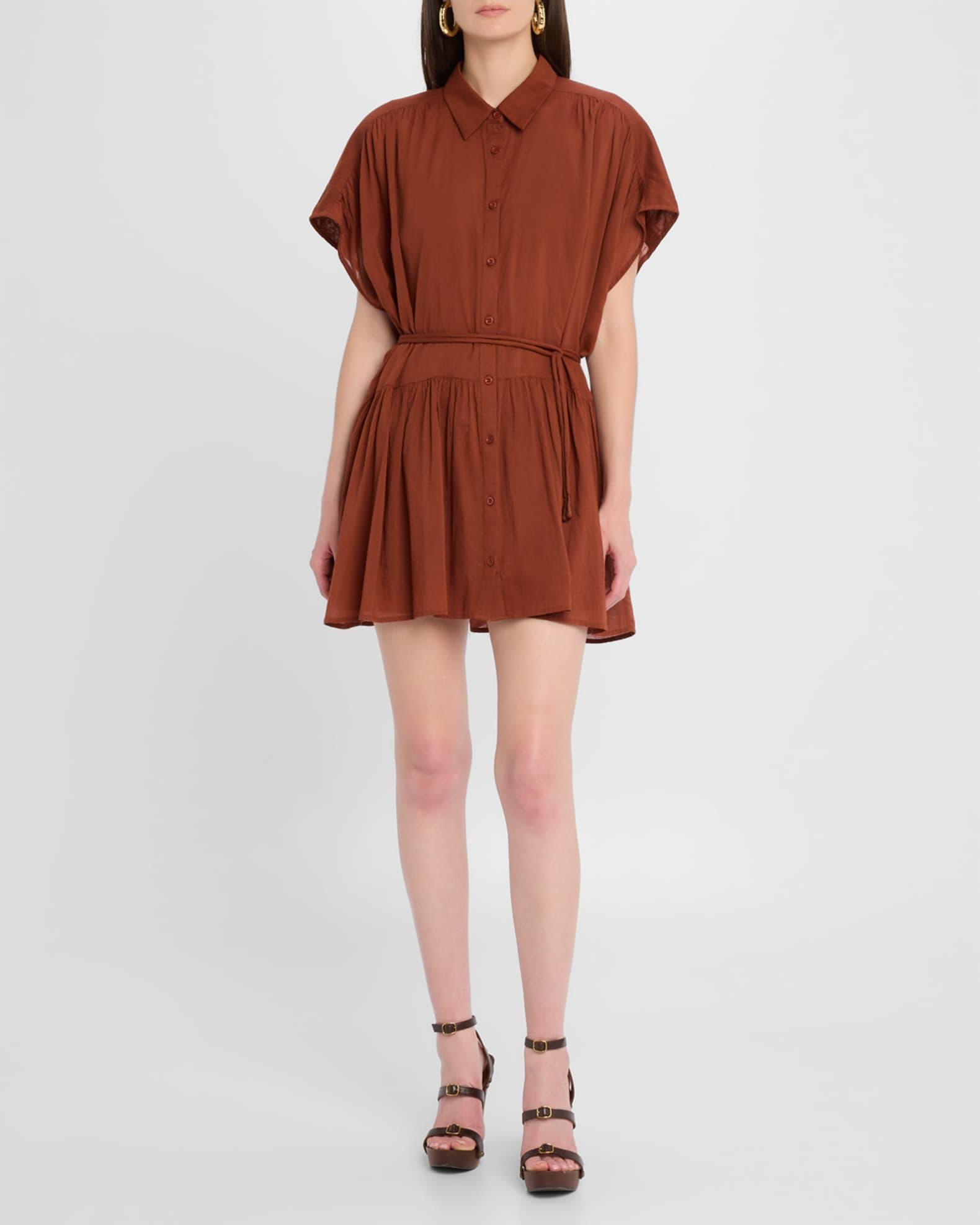 Agnezca Organic Cotton Voile Mini Shirtdress Product Image