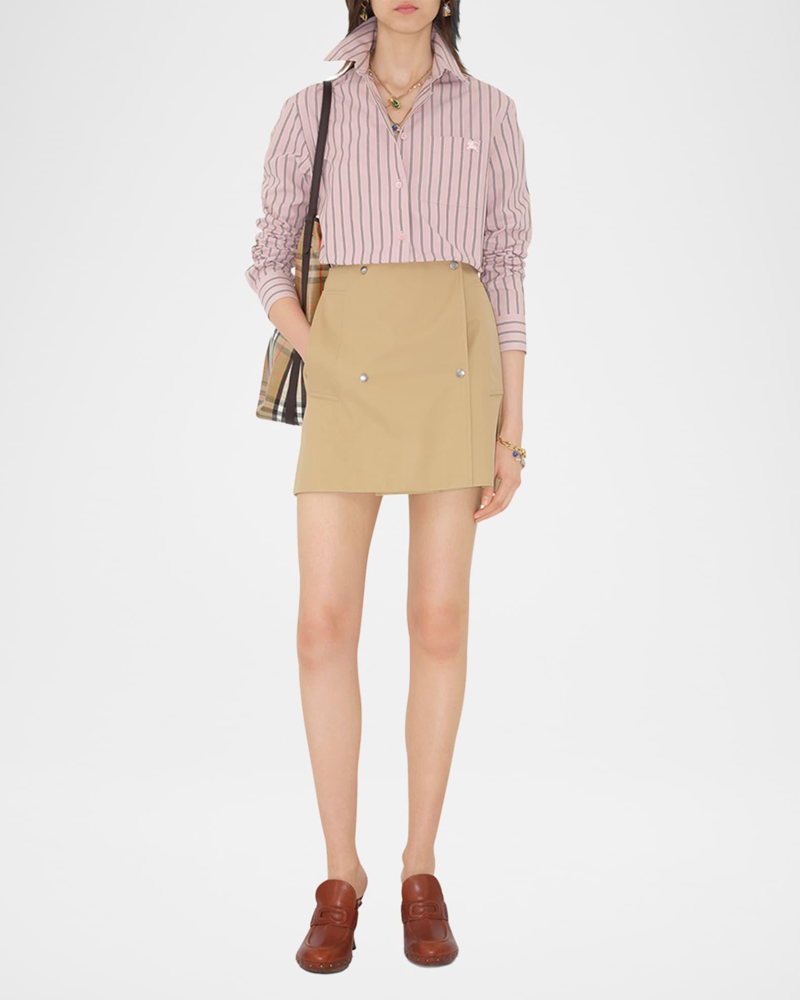 Double-Breasted Mini Skirt Product Image