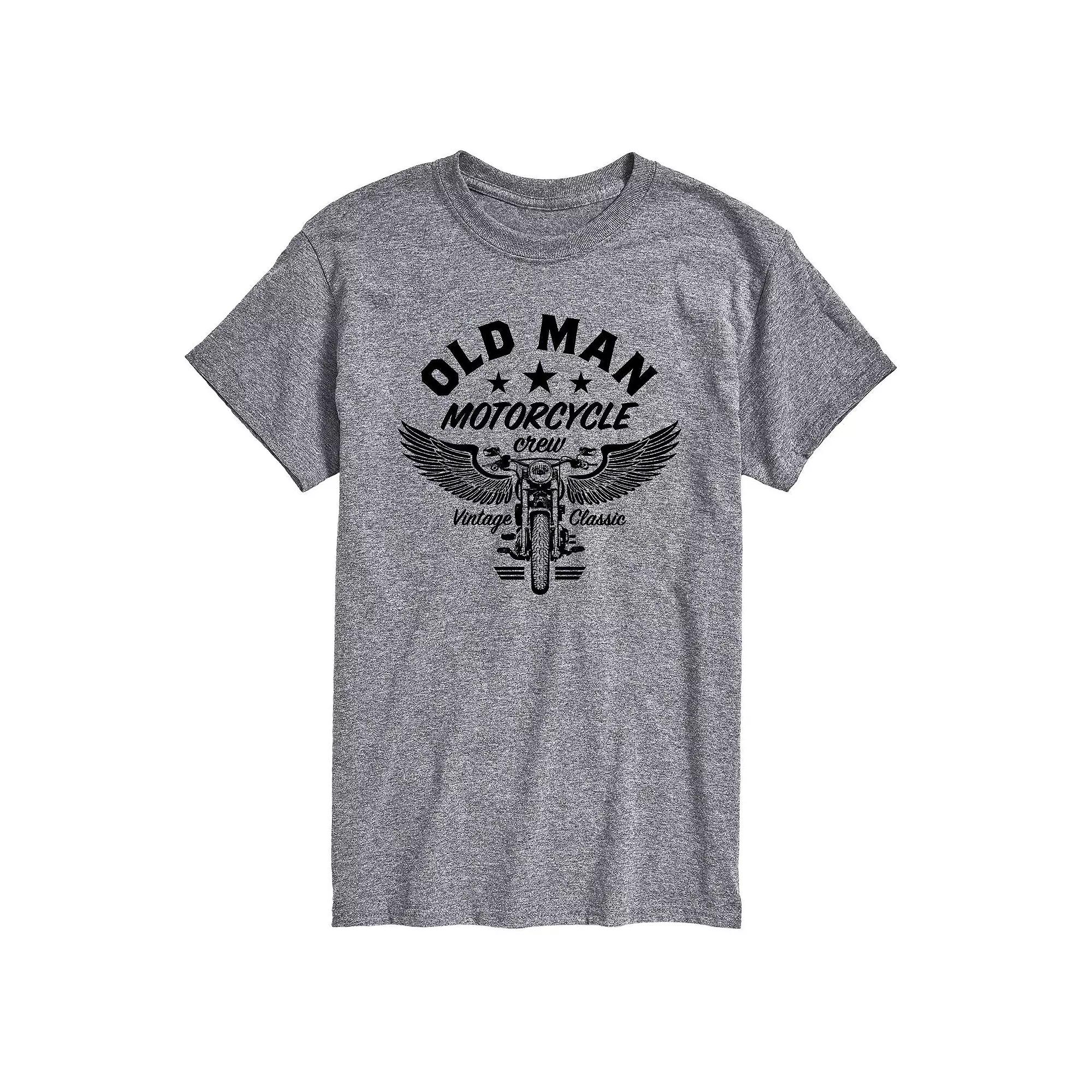 Men's Old Man Motorcycle Crew Tee,  Product Image