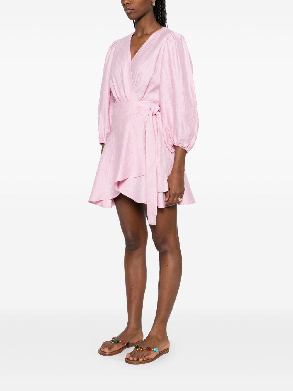 wrap mini dress Product Image