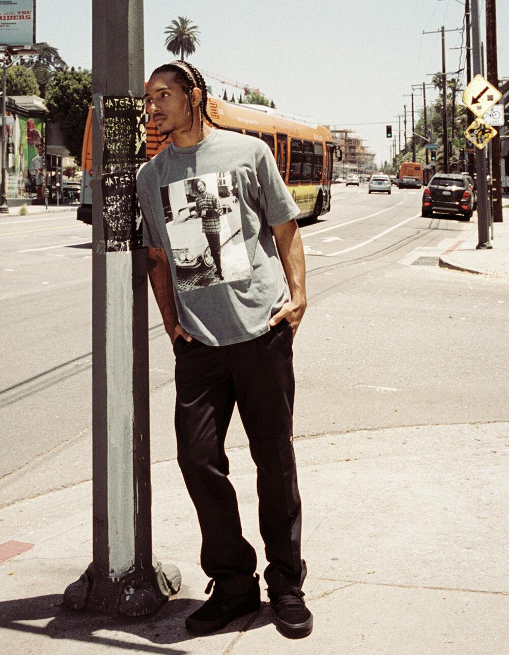 DICKIES Skateboarding Regular Fit Double Knee Mens Pants - BLACK Product Image