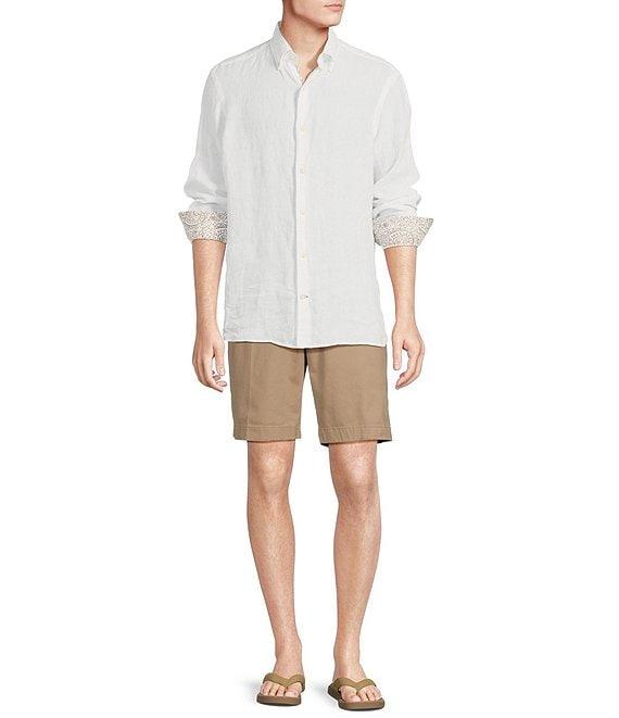 Cremieux Blue Label Cape Town Collection Solid Long Sleeve Woven Linen Shirt Product Image