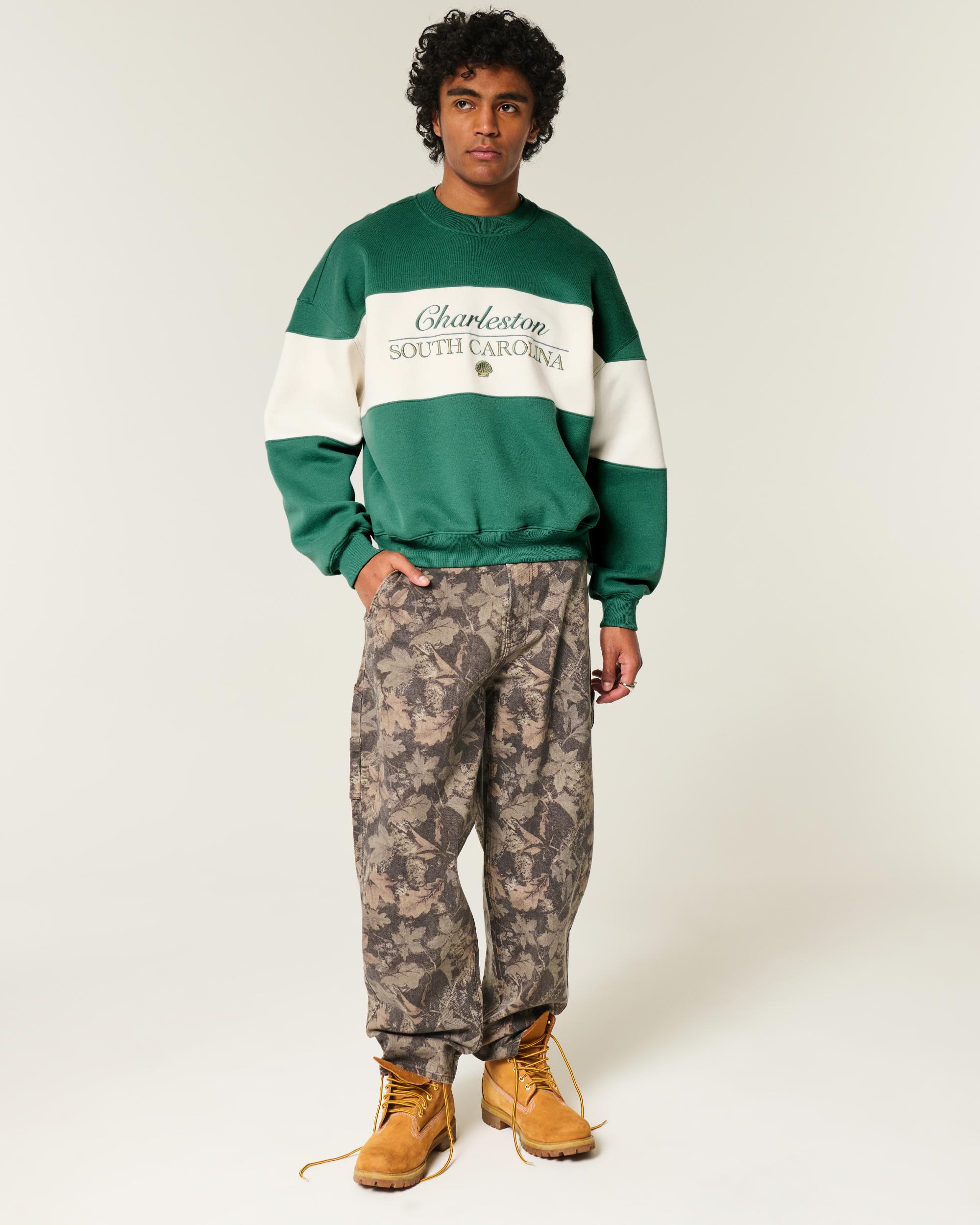 Baggy Cinch Charleston Graphic Crew Sweatshirt Product Image