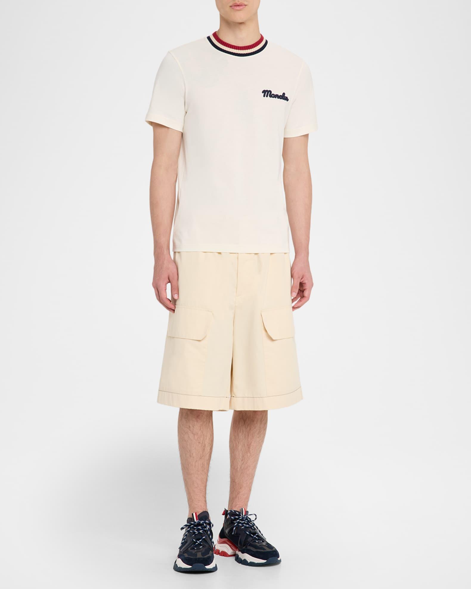 Men's Jersey Stripe-Ribbed Crewneck T-Shirt Product Image