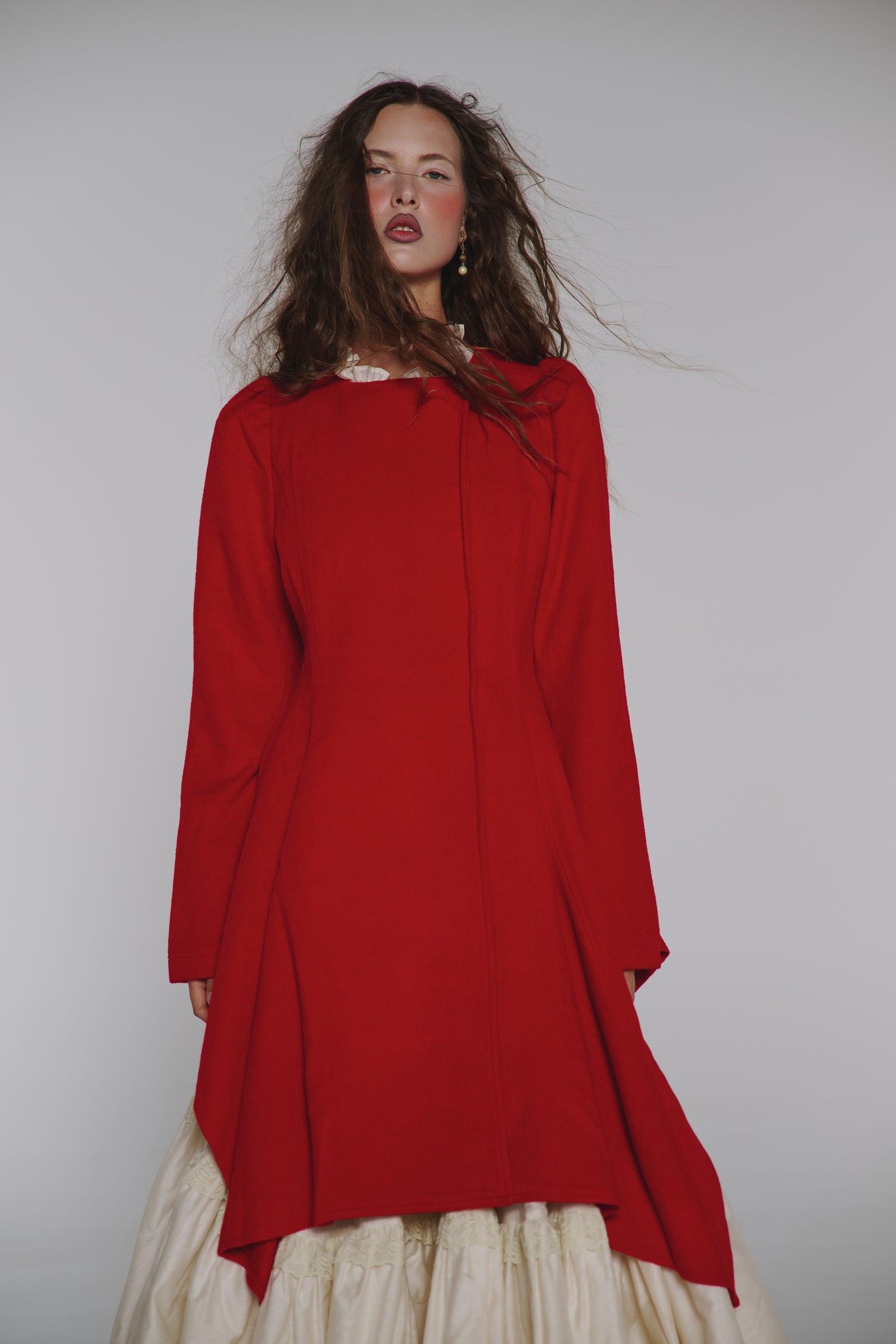 The Revolt Red Romantic Coat Product Image