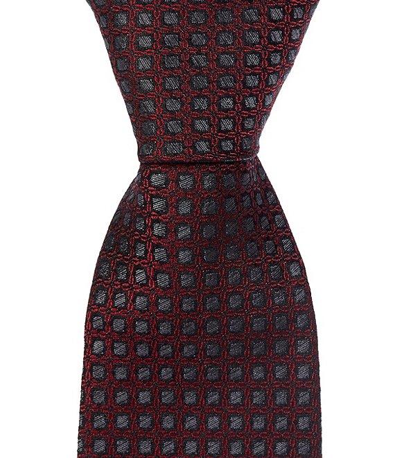 Murano Tony Interlocking Neat Printed 3 1/8#double; Silk Tie Product Image