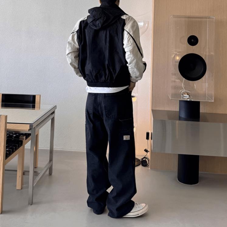 RT No. 11207 TWO TONE ZIP-UP HOODED JK Product Image