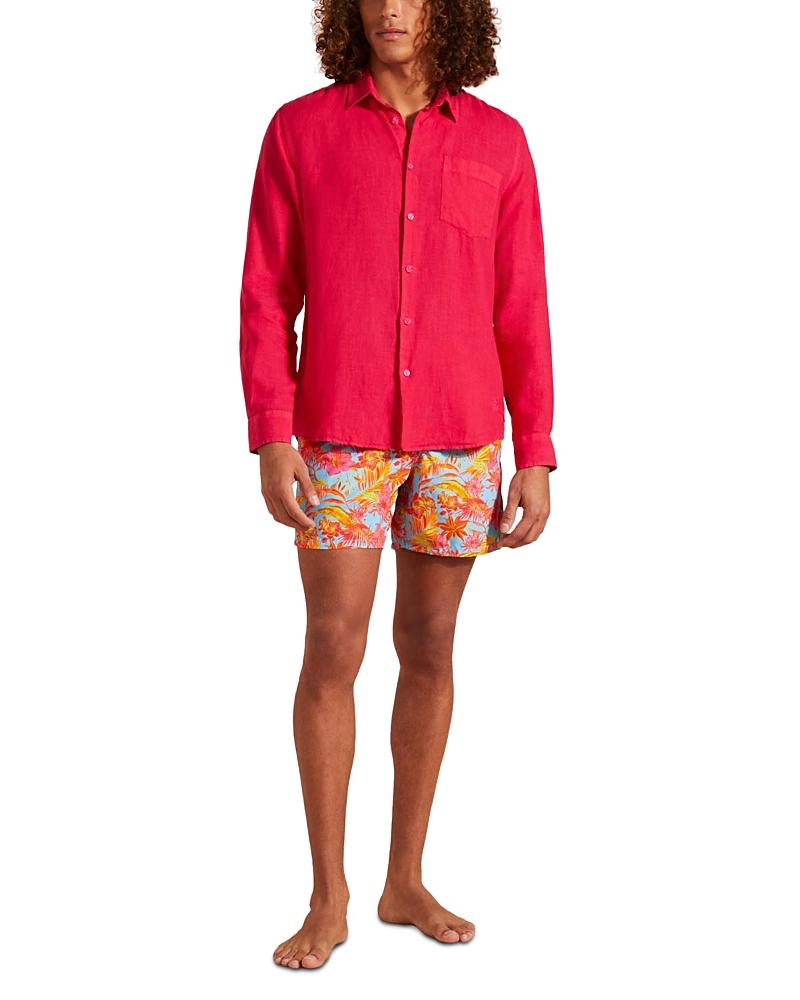 Vilebrequin Men's Solid Linen Shirt Product Image