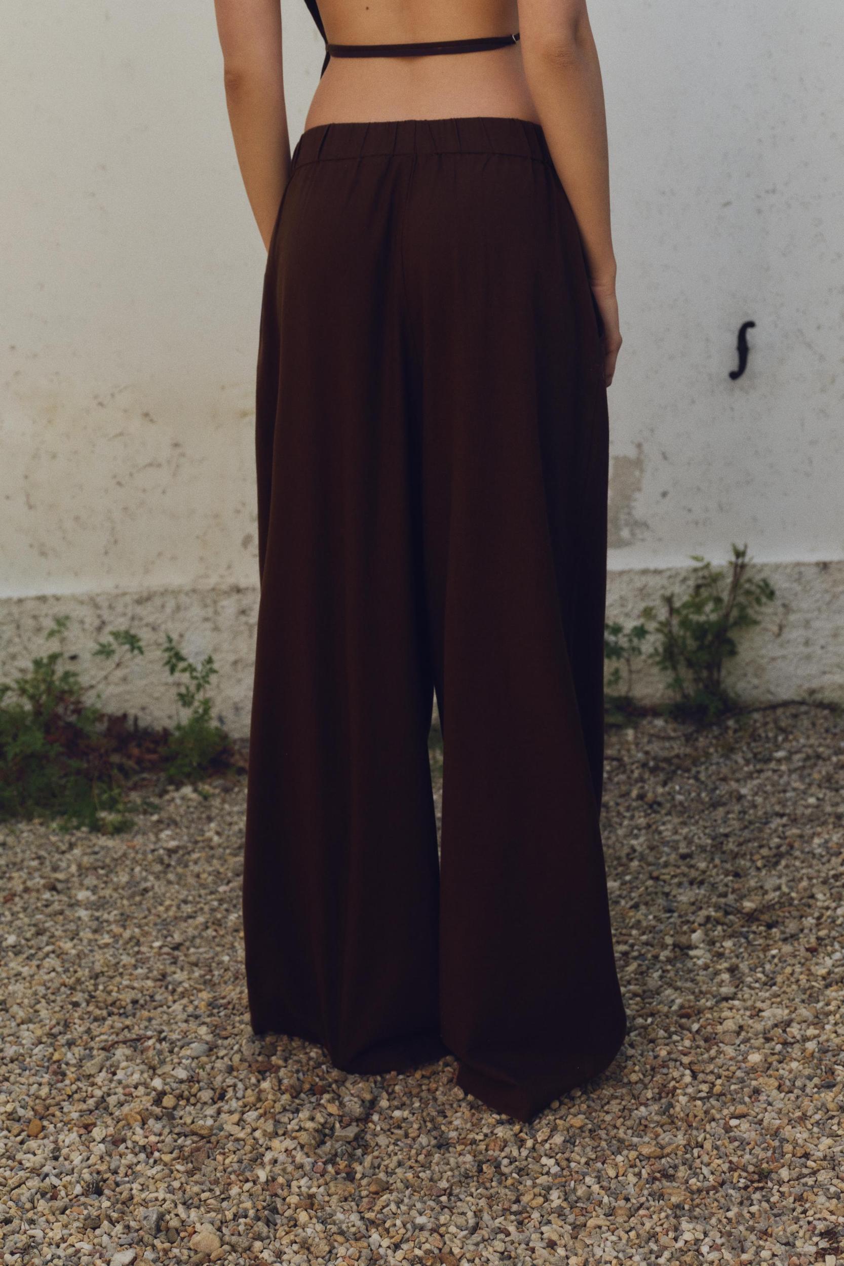 EMBROIDERED PANTS Product Image