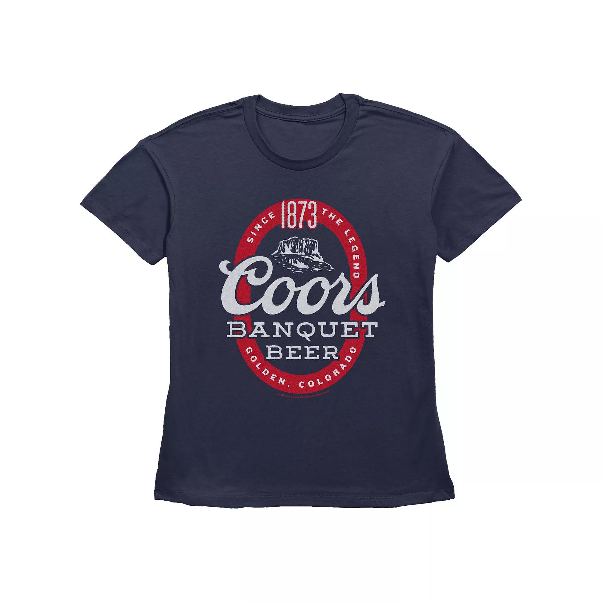 Women's Coors Banquet Beer Graphic Tee,  Product Image