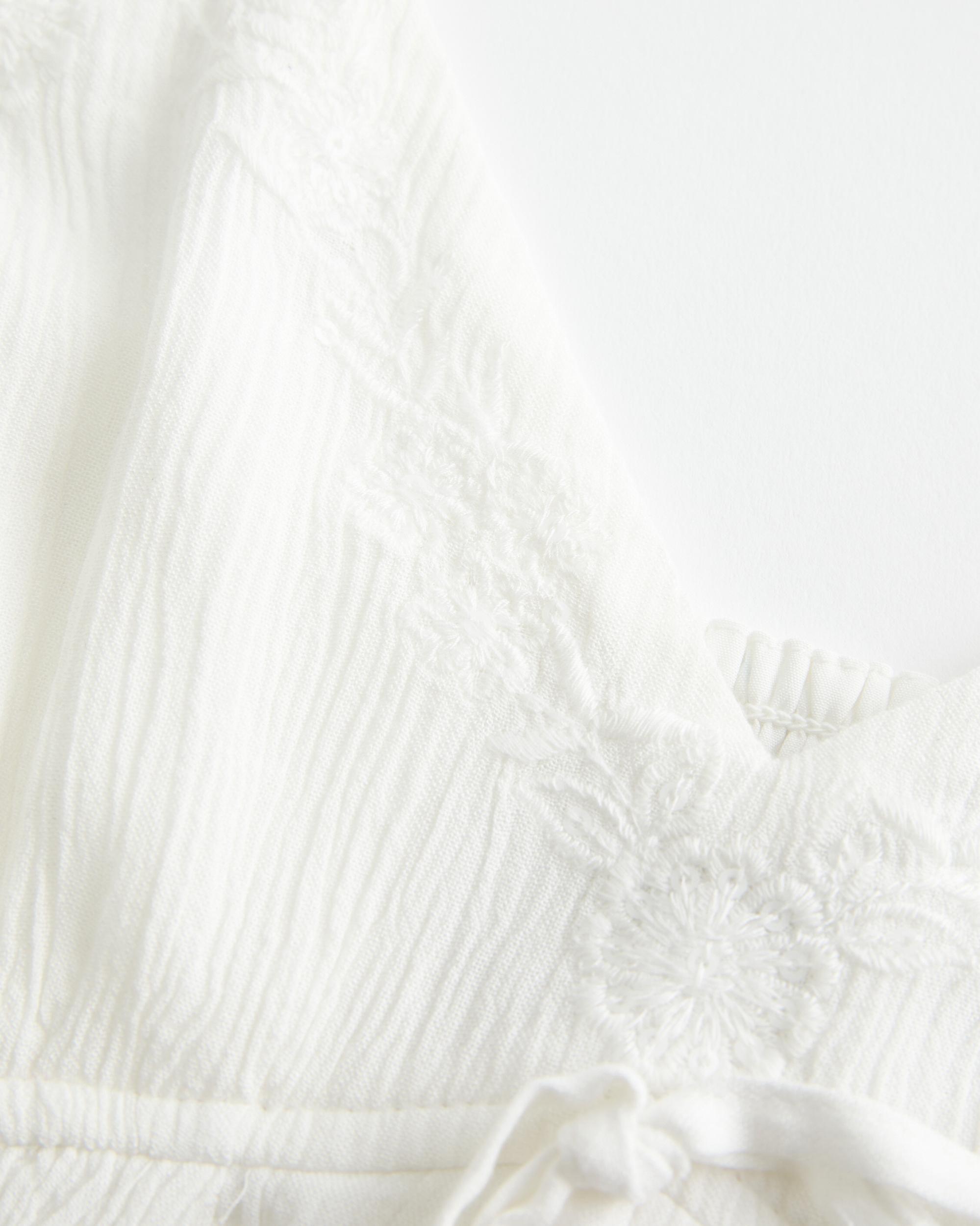 Crinkle Shine Flyaway Babydoll Top Product Image