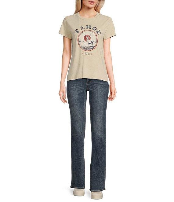 Flag and Anthem Aldie High Rise Straight Leg Jeans Product Image