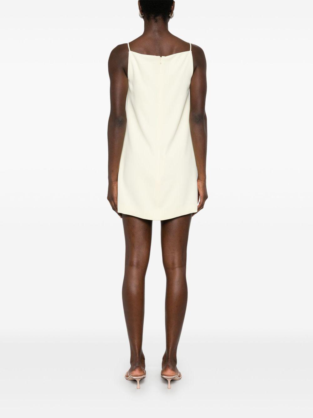 flower-appliqué mini dress  Product Image