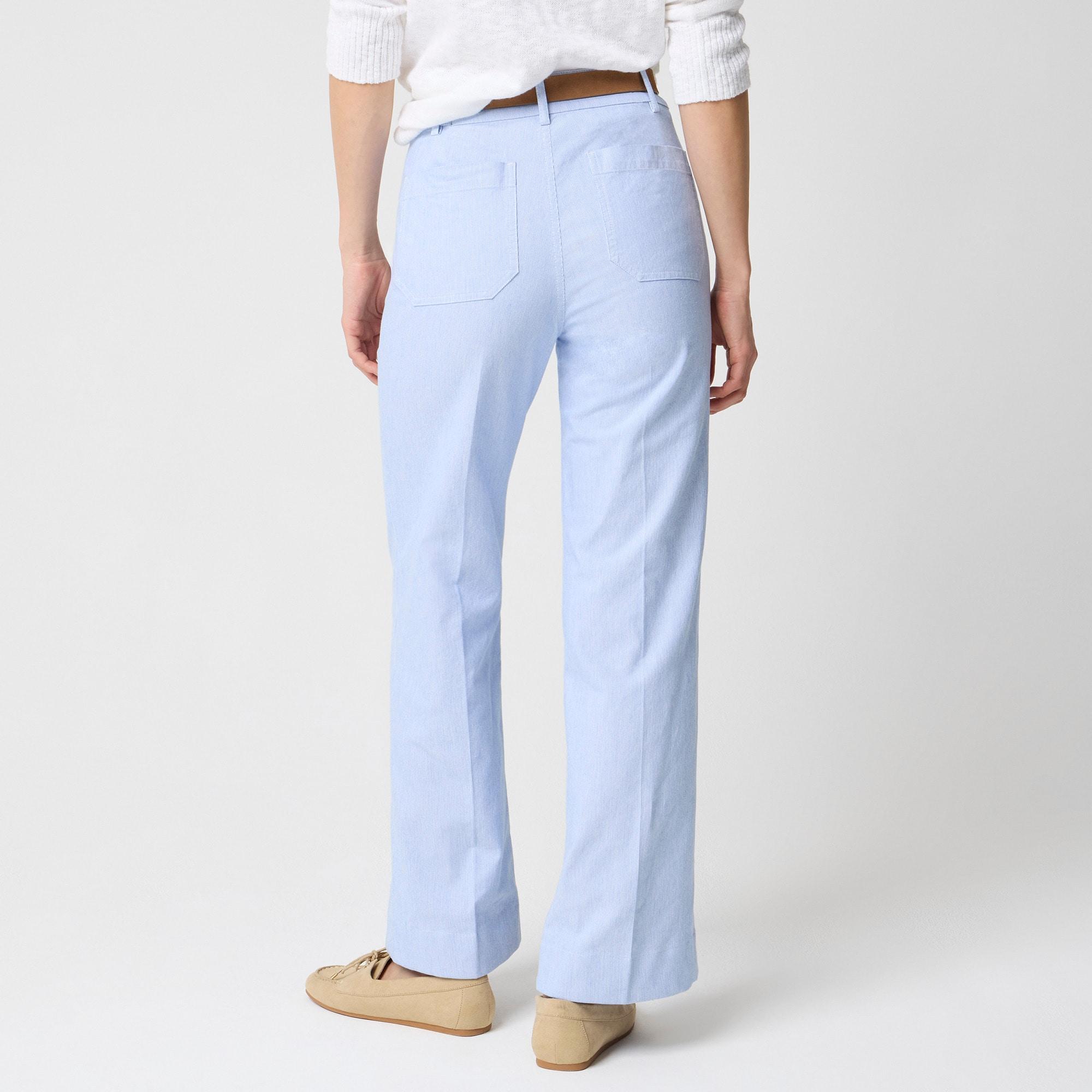 Lizzie high-rise patch-pocket wide-leg pant Product Image