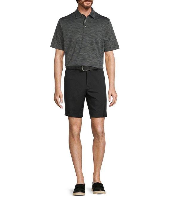 Roundtree & Yorke Performance Short Sleeve Houndstooth Jacquard Polo Shirt Product Image